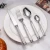 Import High Quality Hotel Bulk Silverware Fork Knife Spoon Premium Silver Stainless Steel Restaurant Flatware Cutlery Set from China