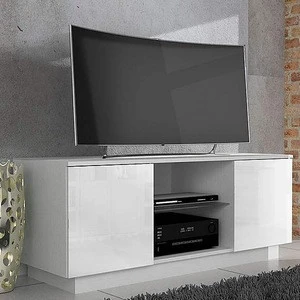 high quality living room furniture modern design two door tv stand