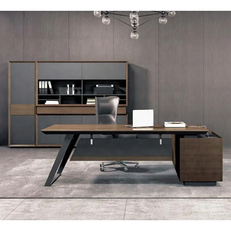 High Quality Luxury Commercial Furniture Schreibtisch Office Table Unique Contemporary Executive Wooden Office furniture