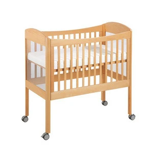High Quality Preschool Furniture Baby Bed Solid Wood Crib Wholesale for Sale