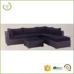 High quality rattan wicker sectional sofa