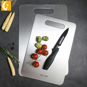 High Quality Stainless Steel Food Grade Eco-Friendly Kitchen Cutting Board Chopping Block