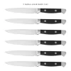High Quality Stainless Steel Steak Knife Set with Wood Block