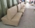 Import high quality white fabric small hotel sofa from China