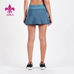 High quality wholesale women's revolve sports short skirts For Tennis with back zip pocket detail fitness wear