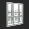 Hiseng wholesale latest designed impact  PVC  casement windows