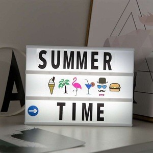 Hite Cinematic Style  Cinema 3D A2 A3 A4 Size  Light Box Decorative LED Lightbox  Letters Advertising Light Box