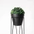 Import Home garden decorative metal iron wore pot plant holder,tripod shelf with 1 pc black pot from China