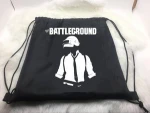 Hot game fortnite patterns 210D polyester backpack OEM sublimation printed promotional drawstring bag