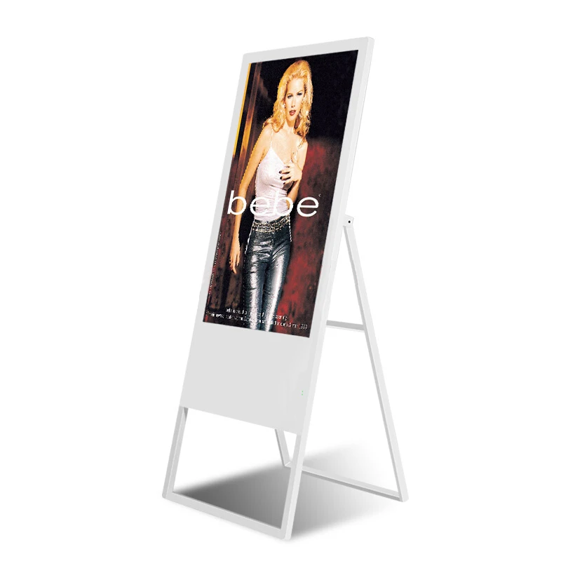 Hot Sale 43 Inch Portable Advertising  Poster Led Screen Ultra Thin Lcd Digital Posters Advertising Poster Stands