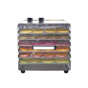 Hot Sale 6 Trays Stainless Steel Home Food Dehydrator Small Fruit Drying Processor
