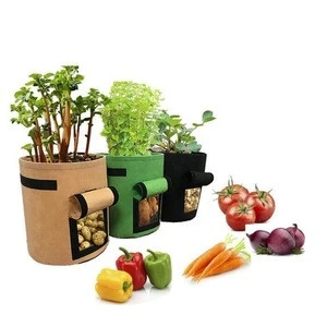 Hot sale 7 Gallons Felt Fabric Pots for Grow Vegetables