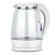 Import Hot sale family stainless inner glass body hotel tea electric kettle with low price from China