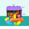 Hot sale foam blocks educational toy for kids rubber building blocks sponge EVA foam blocks