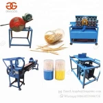 Hot Sale Fully Automatic Vietnam Bamboo Round Barbecue Stick Equipment Agarbatti Maker Cinnamon Toothpick Making Machine Price