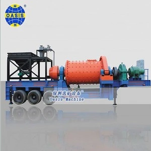 Hot Sale Gold Mobile Ball Mill Machine / Mining Grinding Mill With Factory Price