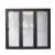 Import Hot sale house exterior interior small three panel blinds security folded aluminum door from China