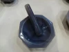 Hot Sale OD 150mm ID 130mm Agate Mortar with Pestle for Lab Grinding