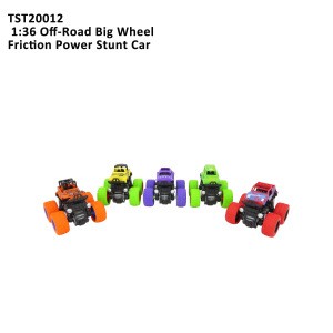 Hot Sale Off-Road Stunt Big Wheel Friction Function Power Car Toys