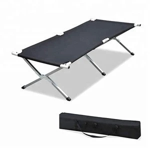 Hot sale outdoor army camping metal folding bed