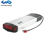 Hot sale rear rack design electric bike lithium ion battery pack 36V 13Ah Li-ion rechargeable battery for 500W motor