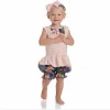 Hot sale remake newborn baby clothes girl stripes polka floral harem shorts children&#039;s boutique clothing