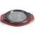 Hot sale round  die-cast aluminum  natural granite  coating nonstick steak plate cookware