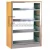 Hot Sale School Furniture Double Side Bookshelf for Library Office Bookshelf