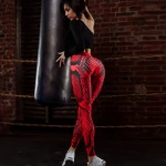 Hot sale sexy scrunch butt leggings yoga pants custom printed sport leggings for women