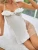 Import hot sale sleeping  skirt wrapped Strappy Sleepwear Side Slits Babydoll Full Slips white Lace Chemise Nightgown Sexy Sleepwear from China