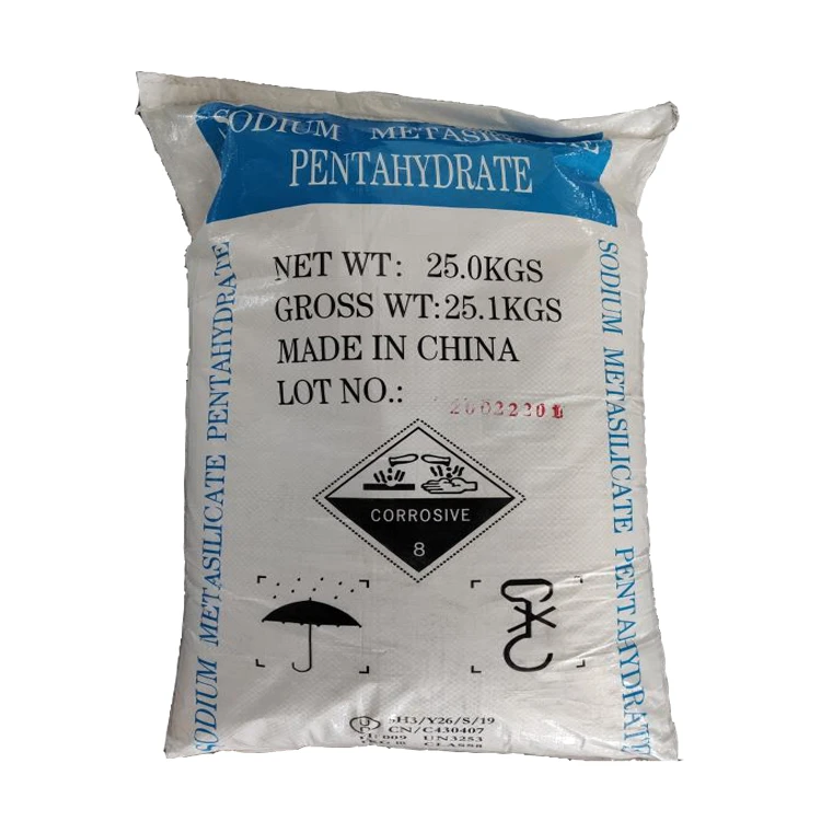 Hot sale Sodium Metasilicate Pentahydrate granular powder price Na2SiO3.5H2O
