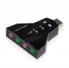 Hot sale Sound card Audio Adapter 7.1 channel USB Sound Card good quality