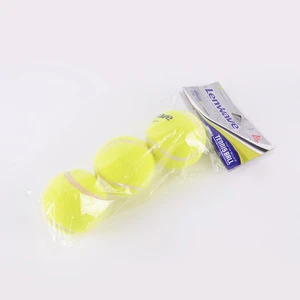 Hot-sale wholesale Professional-training 3pcs packing Natural-rubber tennis balls