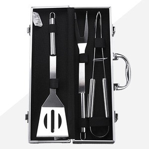 Hot Sales Camping Spatula Tongs Fork And Knife Muti-funtional Bbq Accessories Set Grill Tool