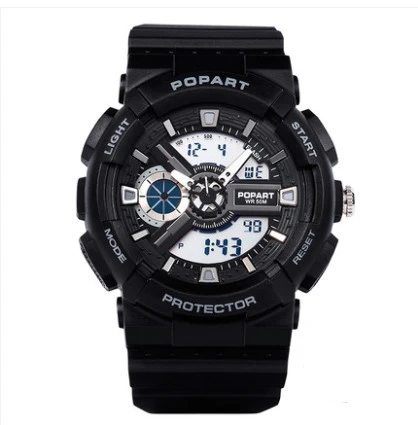 Hot Selling 50 meters waterproof watch classic  sport digital wrist watches for men