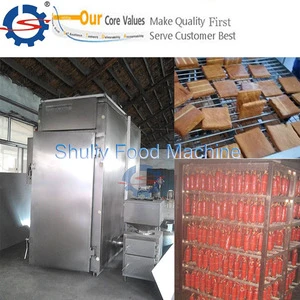 Hot selling automatic stainless steel smoker house for fish and meat 0086 13703827012