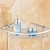 Import Hot Selling Bathroom Corner Shampoo Storage Holder Aluminum 2 Tier Bathroom Shelf  XR005 from China
