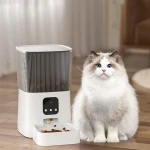 Hot Selling Microchip Smart Auto Wifi Cat Dog Slow Bowls Water WiFi  Automatic Pets Feeder with Camera