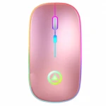 hot selling Mini Wireless Mouse Silent Mute Rechargeable LED Colorful Lights Computer Mouse