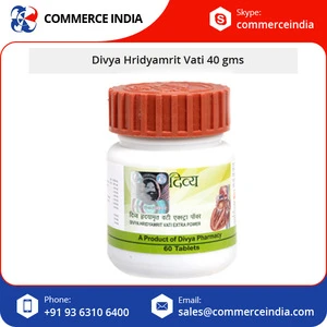 Hot Selling Patanjali Divya Hridyamrit Vati 40 gms Herbal Vital Health Supplement