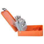 HSS Ground thread tap drill bits set 21pc metric sizes 1mm - 10mm steel wood plastic