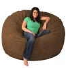 Huge Bean Bag Chair For Adults Loveseat Fill Foam Large Chair Cozy Sofa 6ft 5ft 7Ft Bean Bag Without Filling