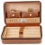Import Humidor Storage Box Travel Cigar Case Box Holder Leather and Cedar Wood Cigar Humidor Kit Humidifier Accessories Without Lighter from China