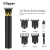 iClipper-I1 Customized Professional Rechargeable cordless electric Men Hair Clipper