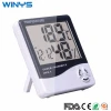 Indoor Electronic Temperature Humidity Meter Clock HTC-1