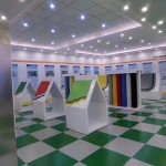 indoor  epoxy flooring easy installation replace plastic flooring