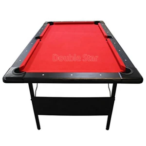 Indoor Sports 6 Ft Billiard Table Folding Legs Portable Pool Snooker Table
