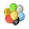 Inflatable Air Helium Latex Paint DIY Cartoon Anime Globos Cow / Zebra / Tiger Striped / Paw Animal Printed Ballon Balloon