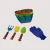 Import inflatable shovel toy plastic garden rake garden tools set with bag from China