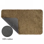 Innyluck Factory Wholesale Microfiber Shaggy Carpet Soft Plush Anti-Slip Rubber Backed Bath Rug Mats